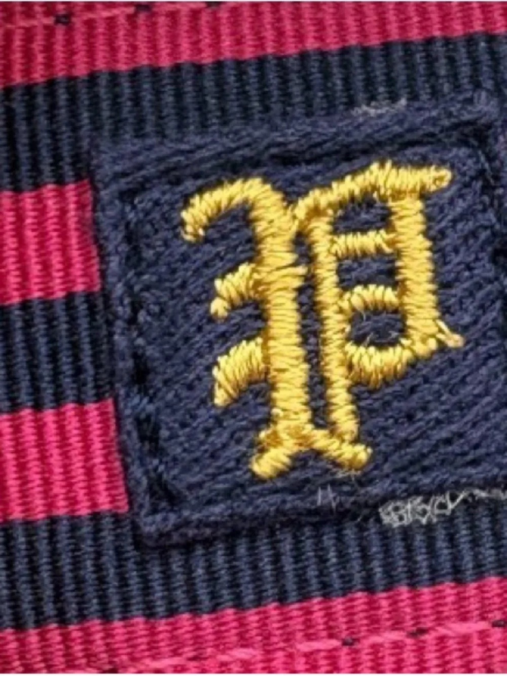 Polo by Ralph Lauren Pink & Navy Striped Webbing Belt Youth Size Small